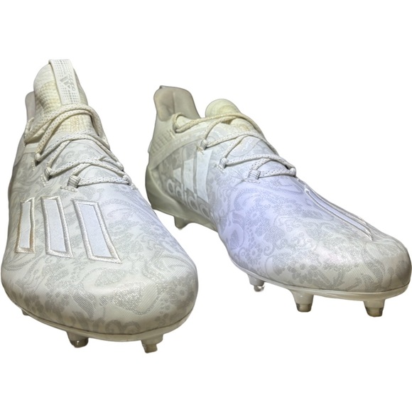 Adidas Adizero Young King New Reign White Football Cleats Men's